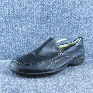 Liz Sport Remix Women Loafer‎ Shoes Black Leather Slip On Size 9.5 Medium